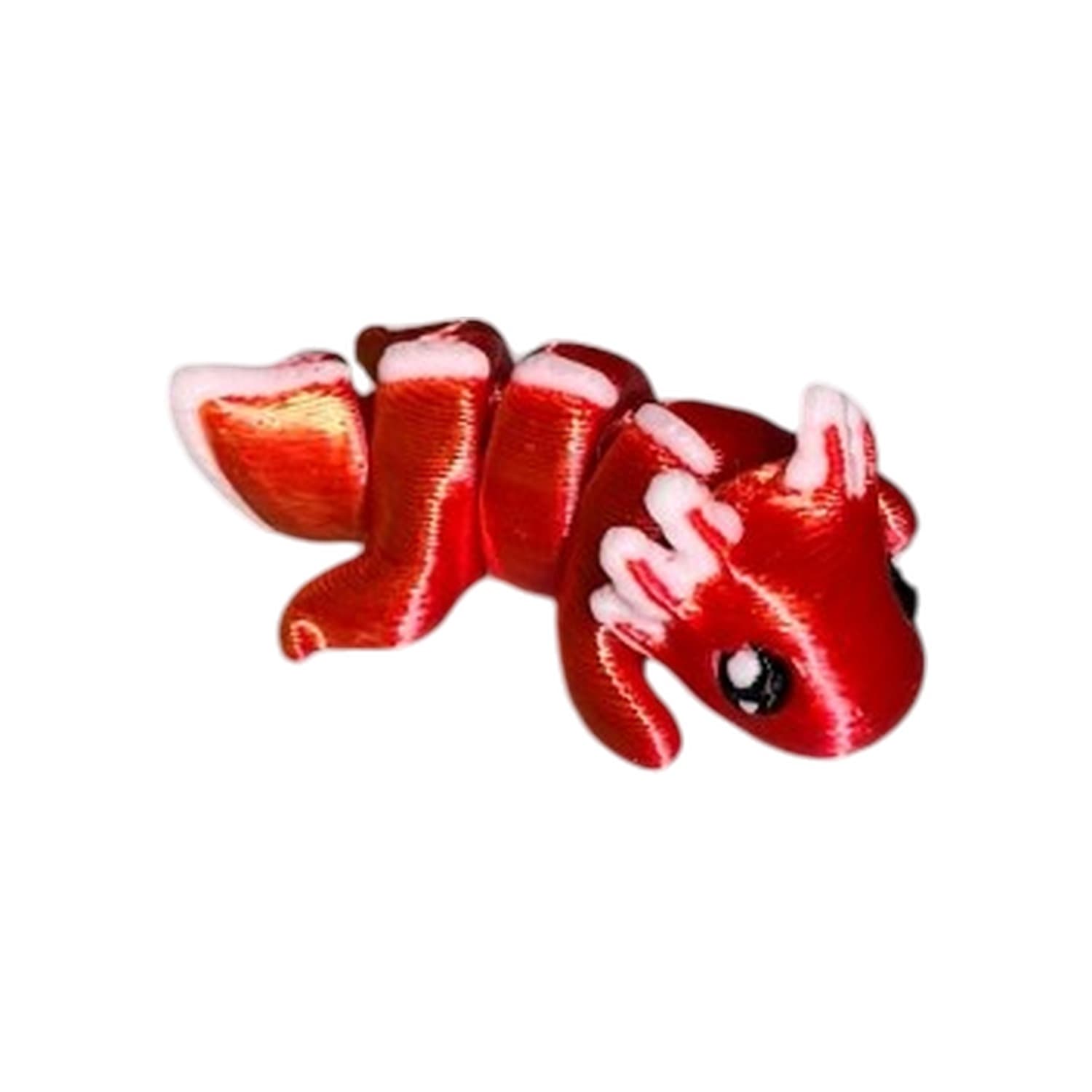 Axolote vermelho e dourado