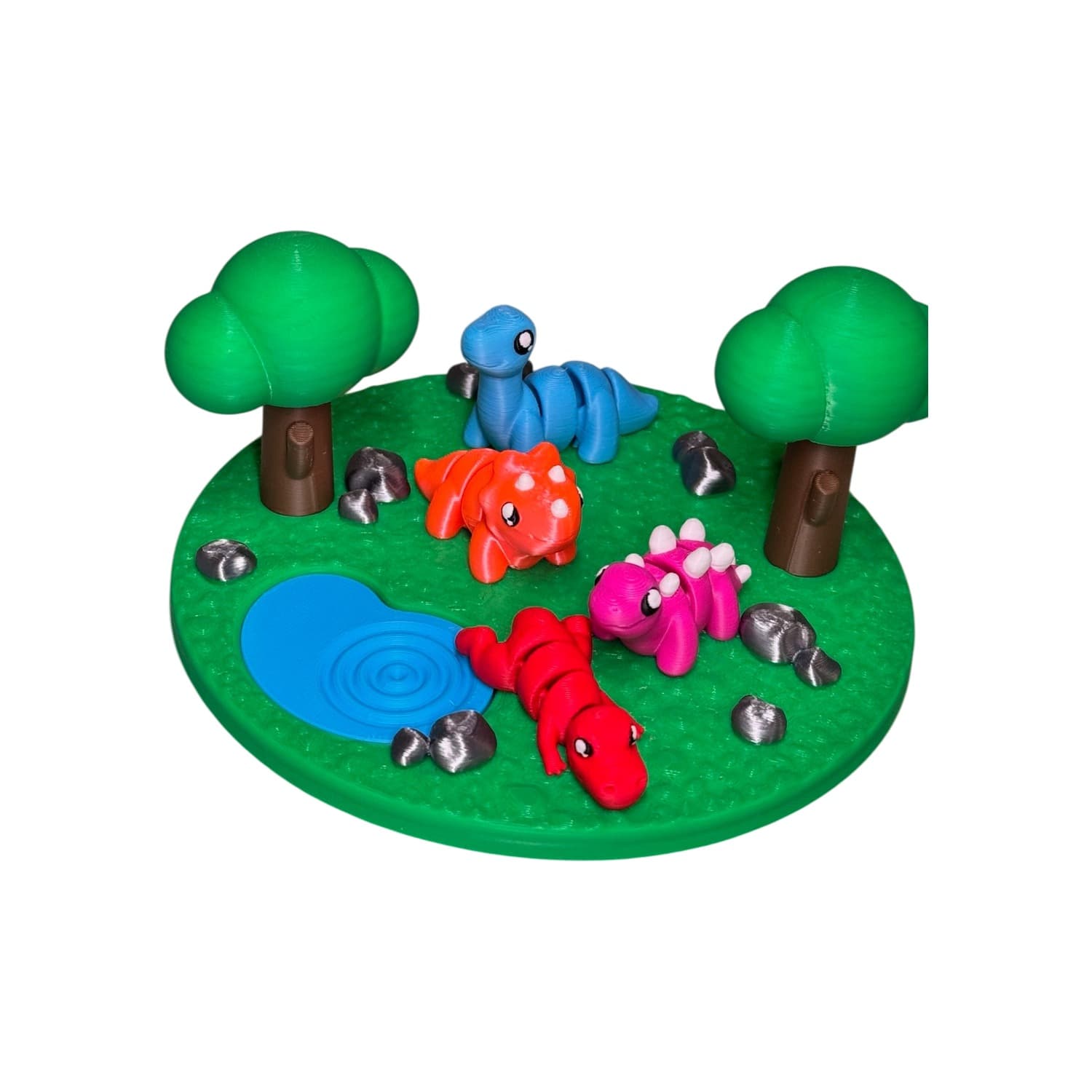 Diorama Jardim - Cenário + Kit 4 Bichinhos - Mexelitz